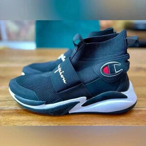 Champion | XG Pro Men's 9.5 Athletic Pull-On | High Top Shoes Black/White